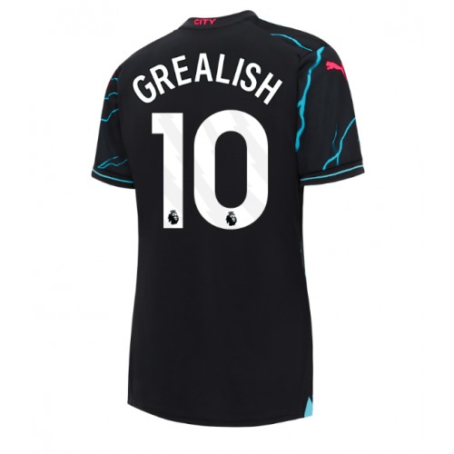 Dres Manchester City Jack Grealish #10 Rezervni za Žensko 2023-24 Kratak Rukav